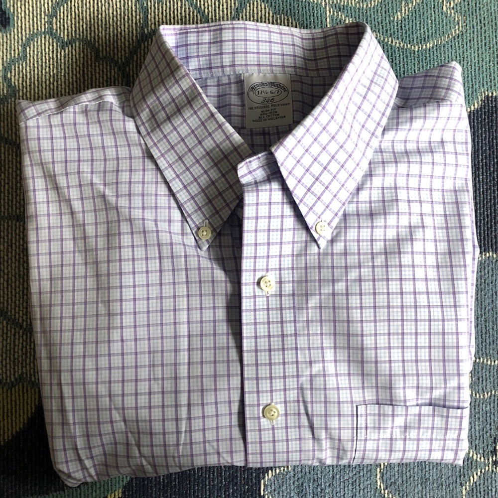 Brooks Brothers Men’s morning iron dress shirt